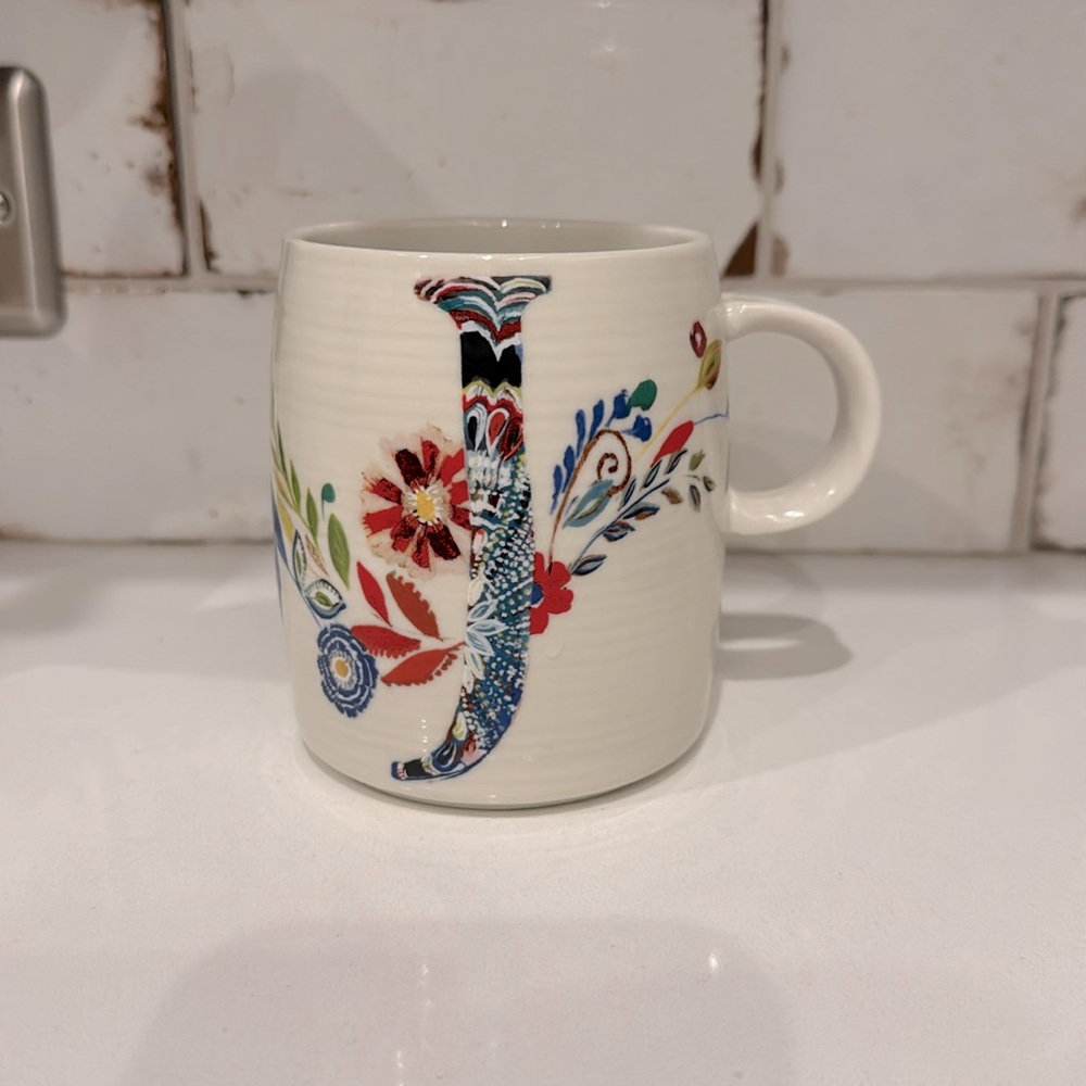 Anthropologie | Starla Halfmann Petal Palette J Mug